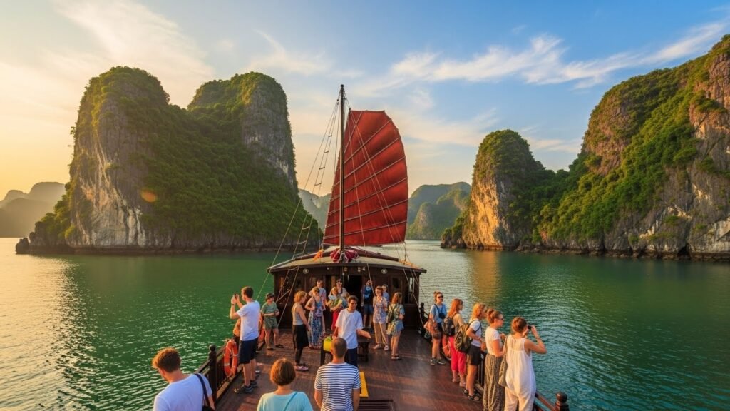 Ha Long Bay Vietnam one of the most beautiful budget friendly destinations in Southeast Asia