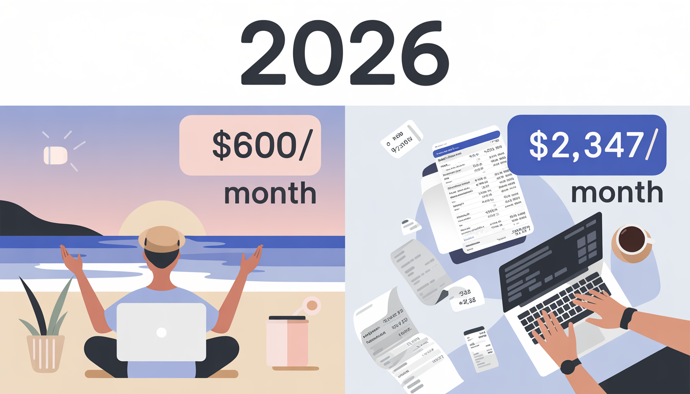 Digital Nomad Budget 2026 Real Costs from 53 Nomads